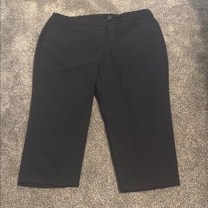 Investments Black Dress Pants Straight-Leg Minimalist
